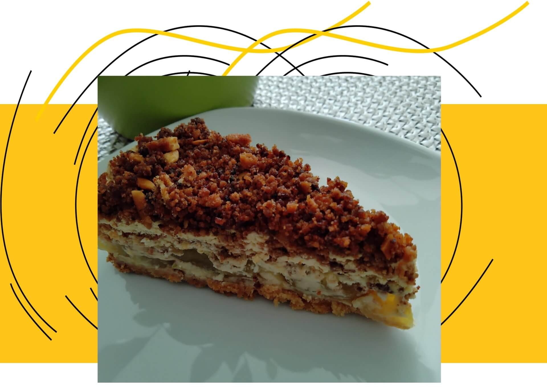 leckere Stachelbeer Krokant Torte